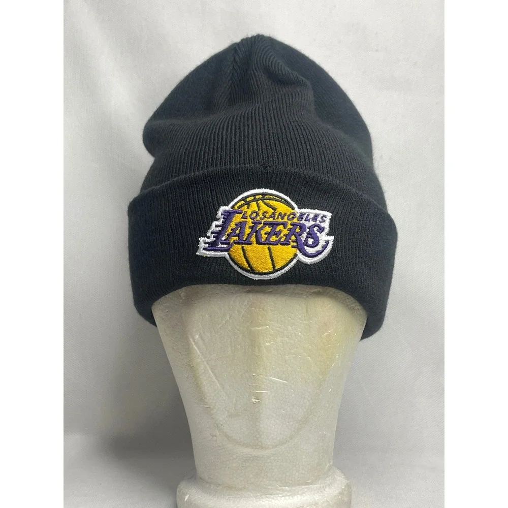 Los Angeles Lakers Officially Licensed Beanie Cap OSFM Black NBA Ultra Game Hat